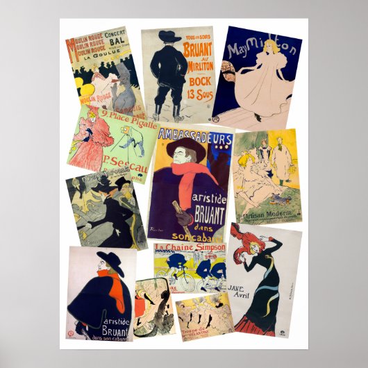 Posters van Toulouse-Lautrec (Voorkant)