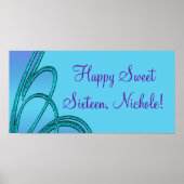 Posters van verjaardagsfeestbanners (Voorkant)