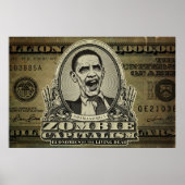 Posters van Zombie Capitalism Obama Edition (Voorkant)