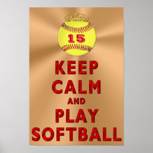 Posters VOOR AANGEPASTE KALK- EN SPEELSOFTBALL