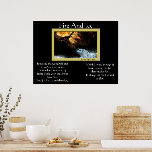 Posters voor brand en ijsdraak 2 (Keuken)