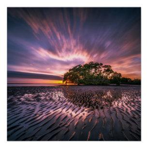 Posters voor cloud- en Zee golven