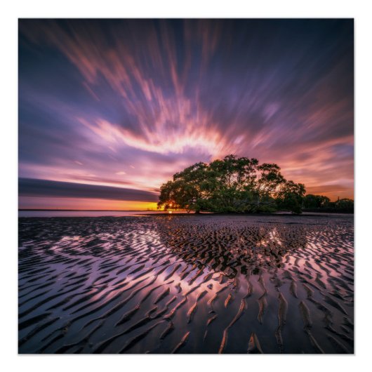 Posters voor cloud- en Zee golven (Voorkant)