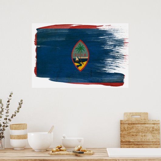 Posters voor de vlag van Guam (Keuken)