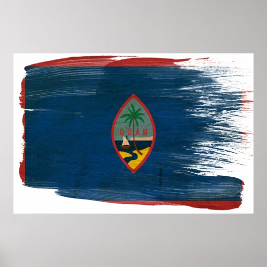 Posters voor de vlag van Guam (Voorkant)