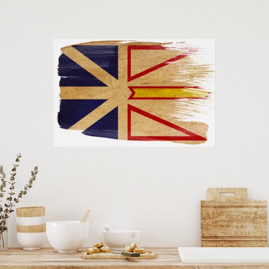 Posters voor de vlag van Newfoundland (Keuken)