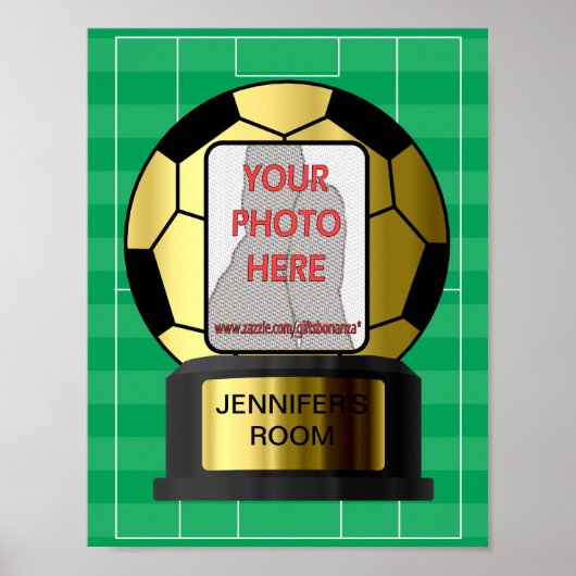 posters voor fotogolden voetbal (Voorkant)