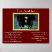 Posters voor het spatten van vuurbalken (Voorkant)