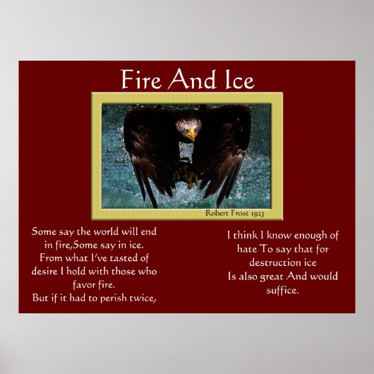 Posters voor het spatten van vuurbalken (Voorkant)