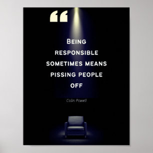 Posters voor leiderschap - Colin Powell Quote