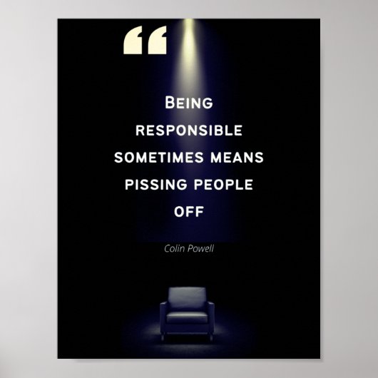 Posters voor leiderschap - Colin Powell Quote (Voorkant)