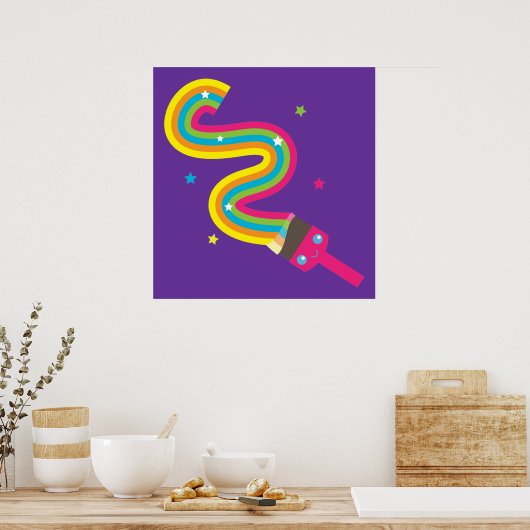 Posters voor penselen verven (Keuken)