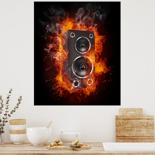 Posters voor smaakvolle muziek (Keuken)