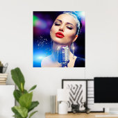 Posters voor smaakvolle muziek (Thuiskantoor)