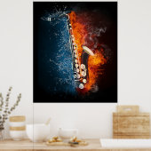 Posters voor smaakvolle muziek (Keuken)