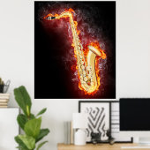 Posters voor smaakvolle muziek (Thuiskantoor)