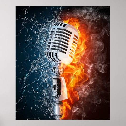 Posters voor smaakvolle muziek (Voorkant)