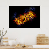 Posters voor smaakvolle muziek (Keuken)