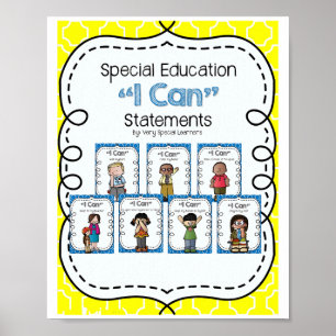 Posters voor speciale educatie