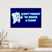 Posters voor tandheelkundig gebruik (Keuken)