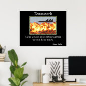 Posters voor teamwerk 25 (Thuiskantoor)
