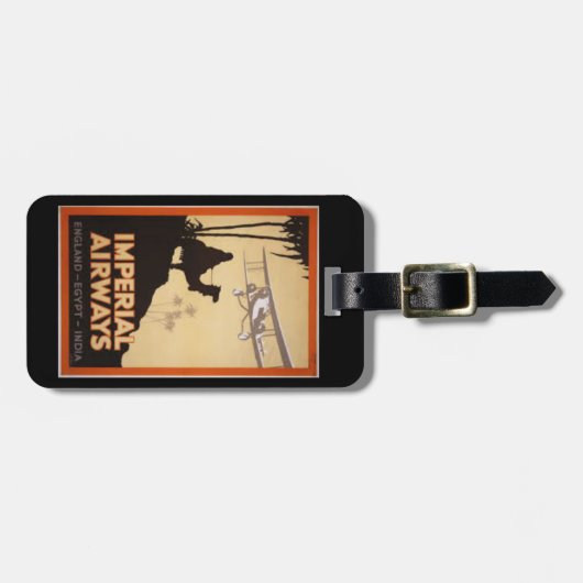 Posters VOOR VINTAGE REIZEN - Bagagelabel (Voorkant horizontaal)