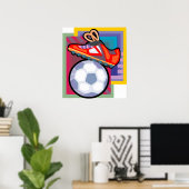 Posters voor voetbalkunst (Thuiskantoor)