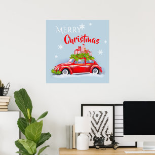 Posters voor vrolijk kerstfeest