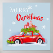 Posters voor vrolijk kerstfeest (Voorkant)