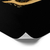 Posters ZIZZAGO Art Black Gold Africa Abstract (Hoek)