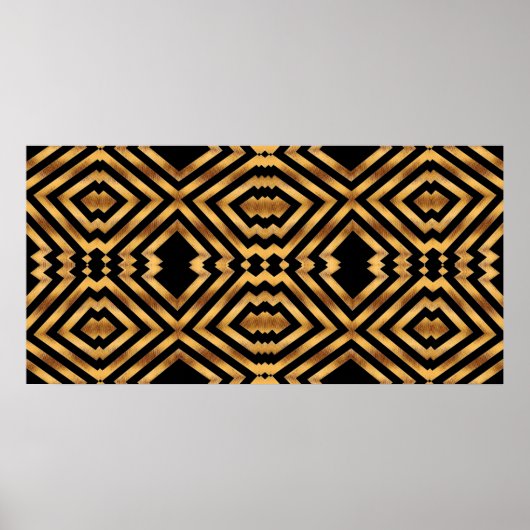 Posters Zizzago Black Gold Exotic (Voorkant)