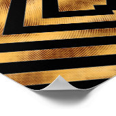 Posters Zizzago Black Gold Exotisch (Hoek)