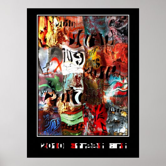 Posters Zizzago Street Art Abstract Urban Grunge (Voorkant)