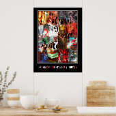 Posters Zizzago Street Art Abstract Urban Grunge (Keuken)