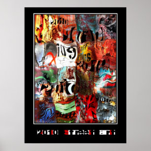 Posters Zizzago Street Art Abstracte Urbane Grunge