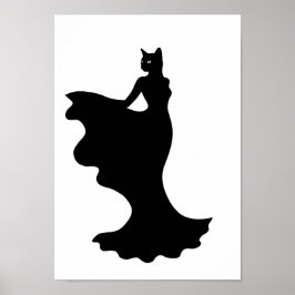 Posters Zwart en Wit Mode Dier
