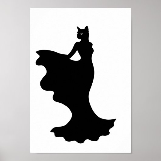Posters Zwart en Wit Mode Dier (Voorkant)
