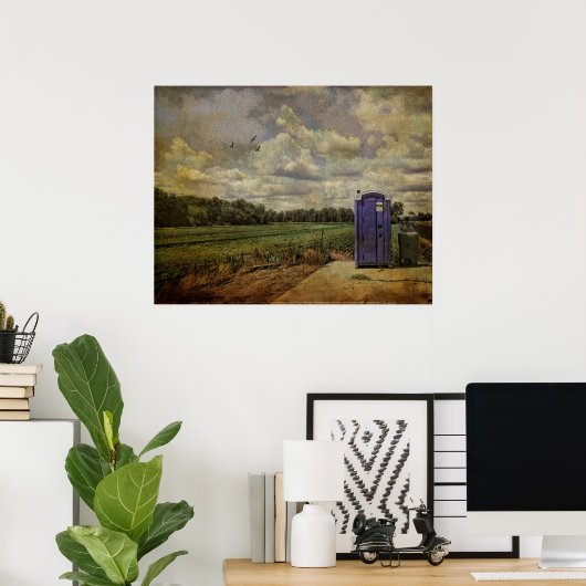 PosterTroon weg van huis Poster (Thuiskantoor)