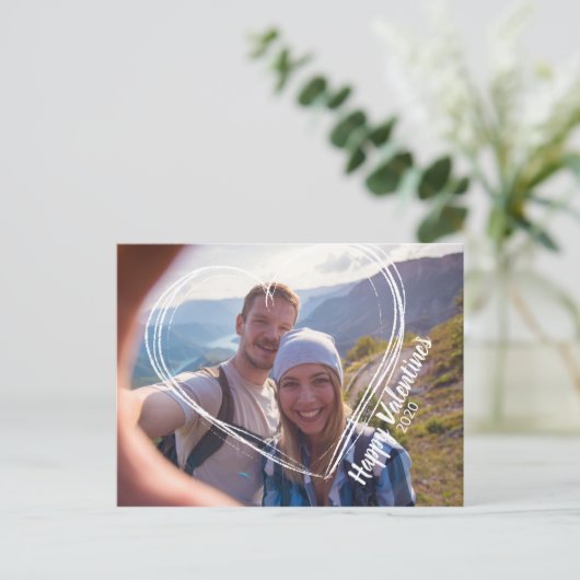 Postervalentines Briefkaart (Staand voorkant)