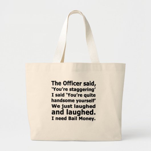Postgeld Grote Tote Bag (Voorkant)