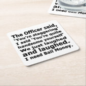 Postgeld Kartonnen Onderzetters (Schuin)