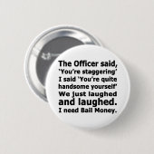 Postgeld Ronde Button 5,7 Cm (Voorkant /achterkant)