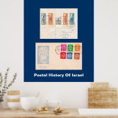postgeschiedenis van Israël Poster (Keuken)