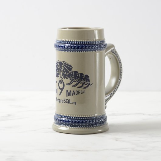 Postgres9 Beer Stein Bierpul (Voorkant rechts)