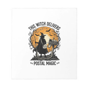 Postheeks T-shirt Vintage Halloween Postbode Notitieblok