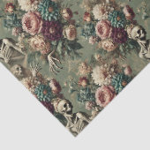 Posthumous Heartache – Gothic Floral Design Tissuepapier (Detail)