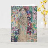 Posthumous Portrait of Ria Munk van Gustav Klimt Kaart (Gele Bloem)