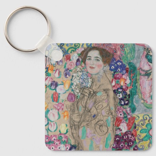 Posthumous Portrait of Ria Munk van Gustav Klimt Sleutelhanger (Voorkant)