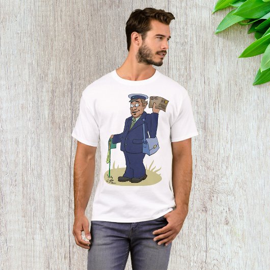Postie die Mannen T-Shirt levert