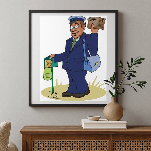 Postie Poster leveren